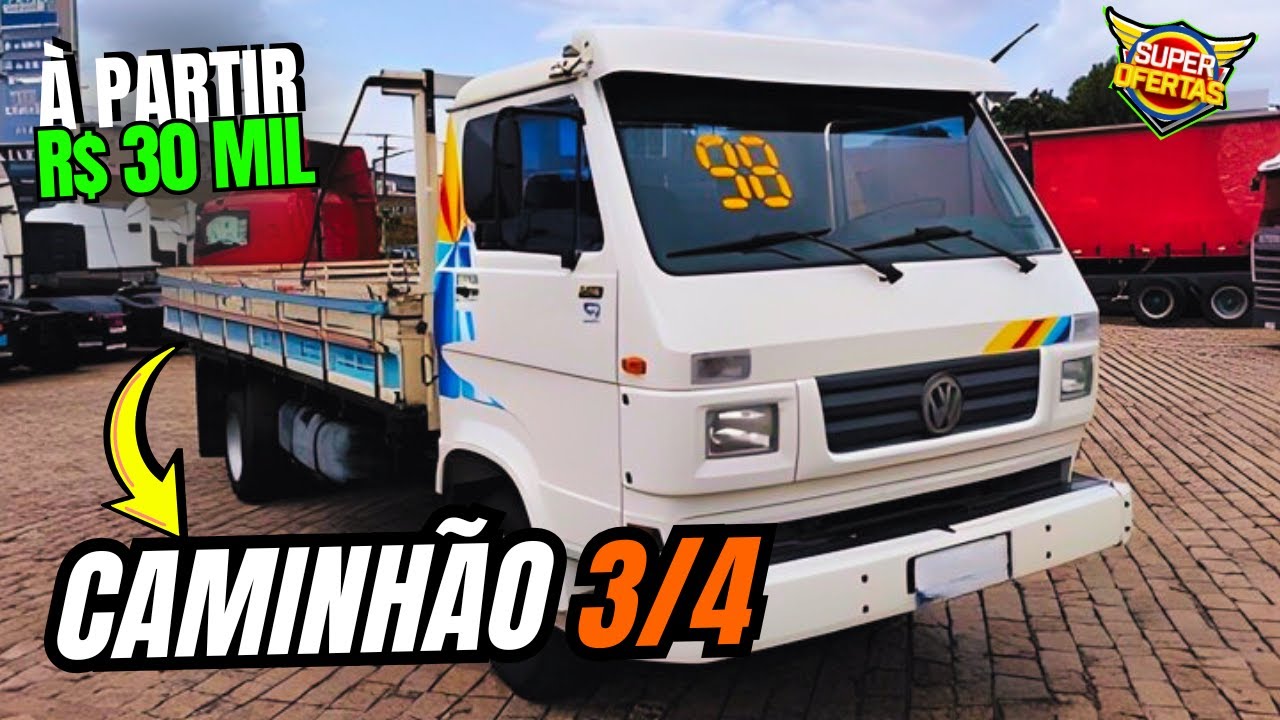 MELHORES CAMINHÕES 3/4 A VENDA MB 608 709 F4000 30 MIL REAIS! #caminhao3/4 #mb608 #f4000