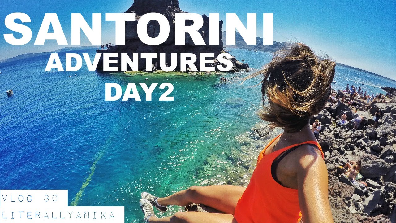 TRAVEL VLOG 30  - Donkeys, Cliff Jumping and CREEPY CRAWLYS -SANTORINI DAY 2