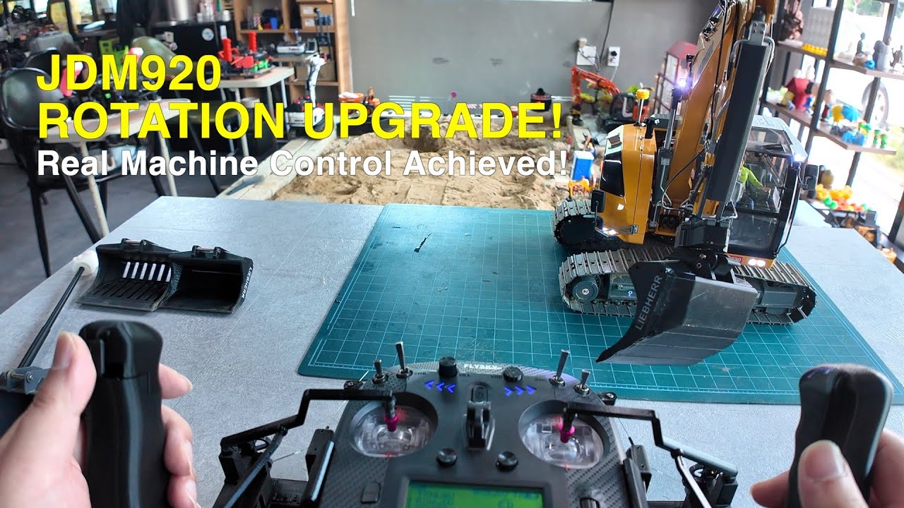 JDM920 с поворотной головой! Реалистичное управление с Mind Controller 🔧🚜