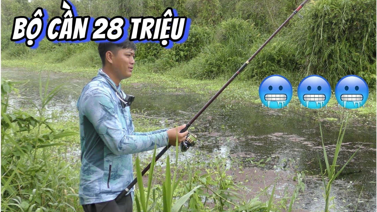 Câu cá rừng U Minh Thượng gặp anh cần thủ xài bộ cần quá đã