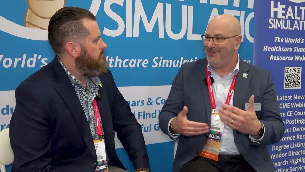 Интервью генерального директора Elevate Healthcare с компанией HealthySimulation на конференции I...