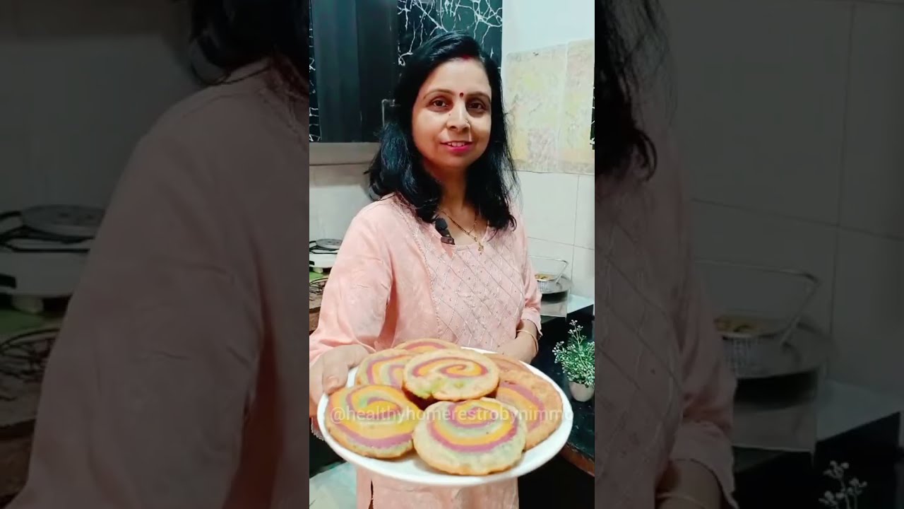 4 Colours ki Puri 😍 Kids Special Healthy Poori | Rainbow Poori Recipe |