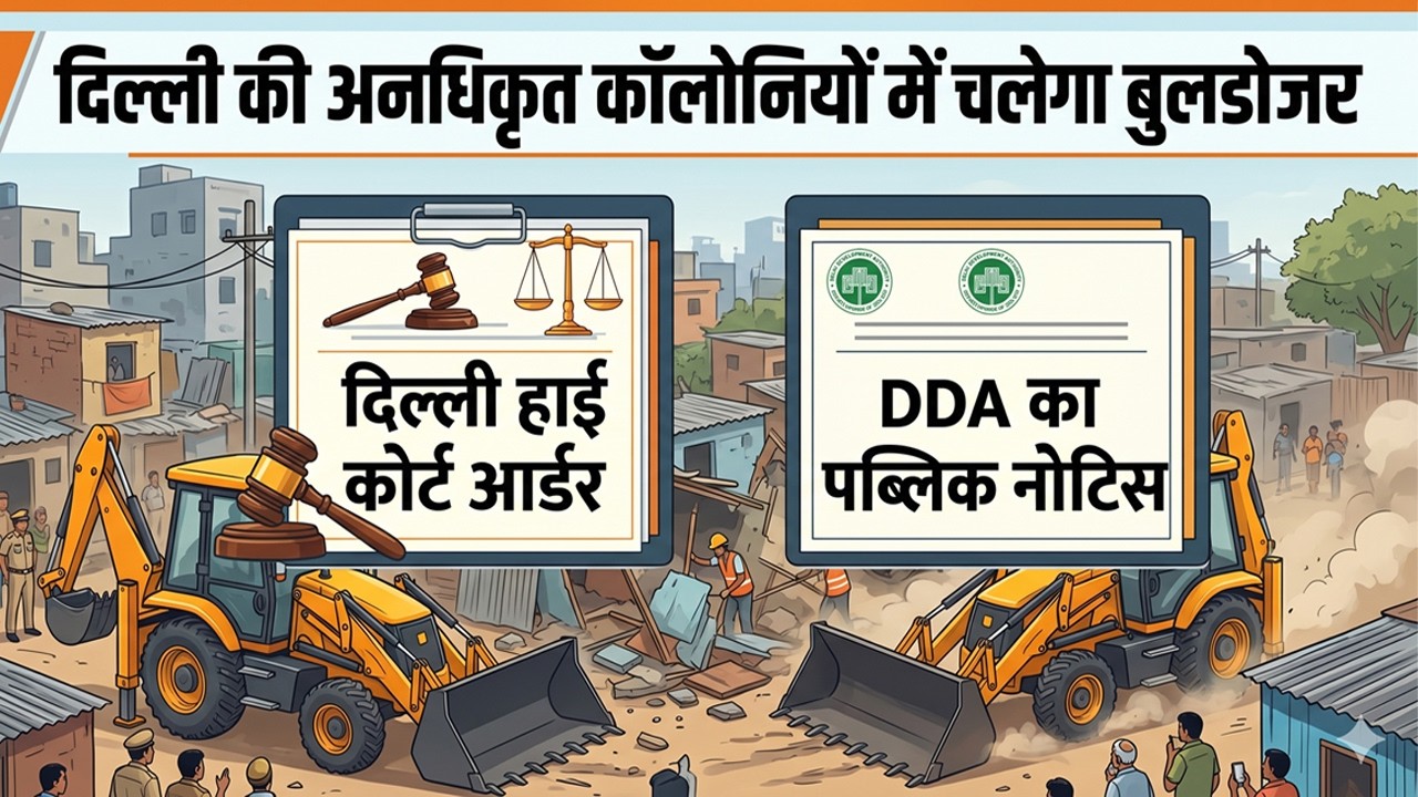 Delhi Unauthorised colonies demolition and Anti-Encroachment drive🔥Delhi High Court order🔥Colonies🔥