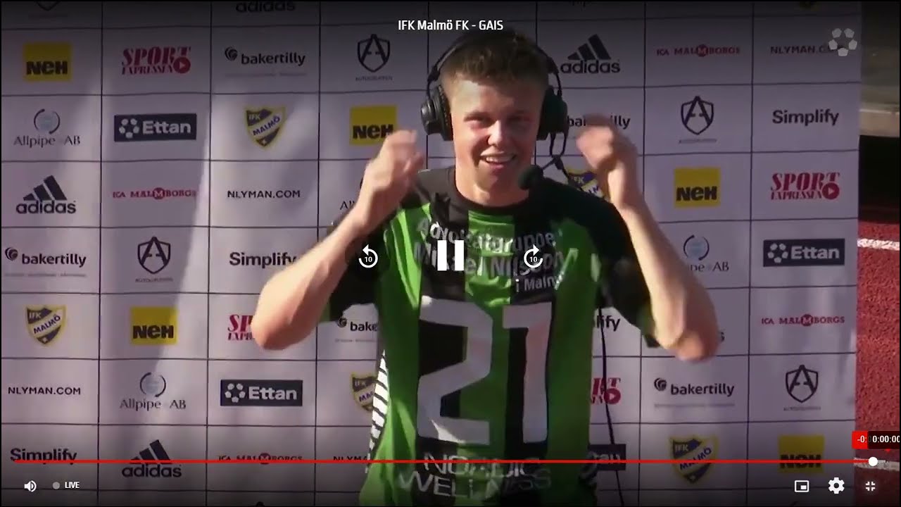 Axel Henriksson uppmaning till fansen.