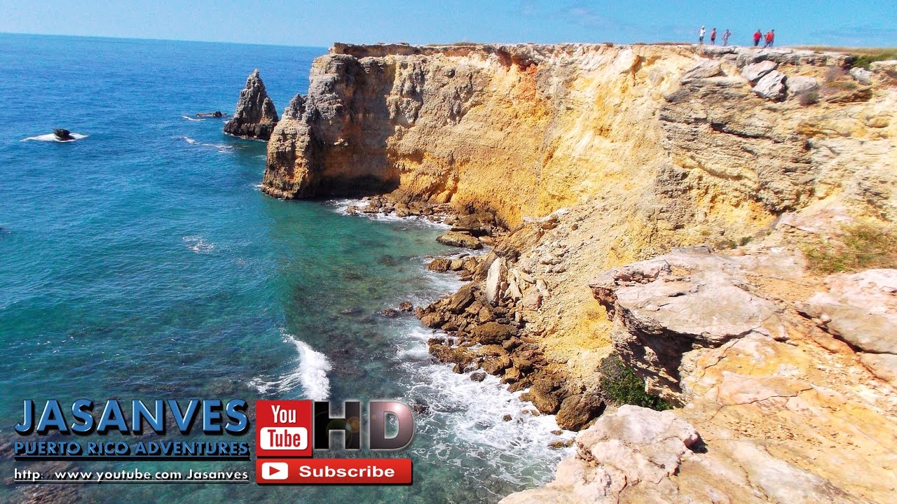 Paisajes espectaculares en el Faro de Cabo Rojo, Puerto Rico