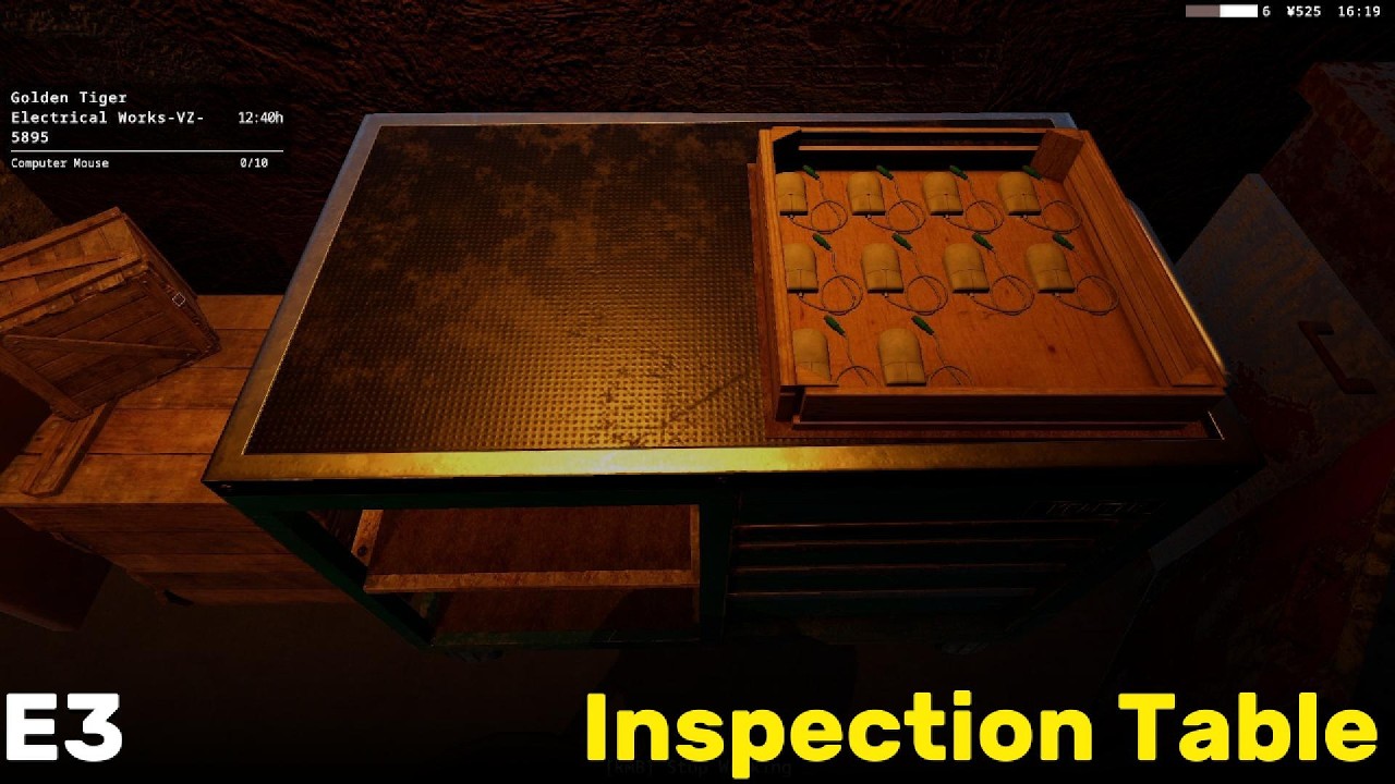 Inspection Table - Factory Life Demo - Episode 3