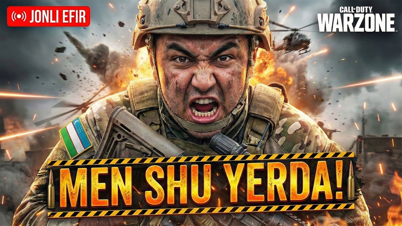 💣Men shu yerda! — Call Of Duty: Warzone (Jonli Efir)