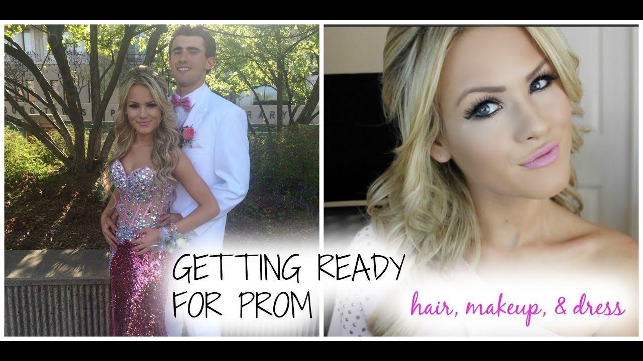 Getting Ready for Prom  Hair, Makeup & Dress + PICTURES