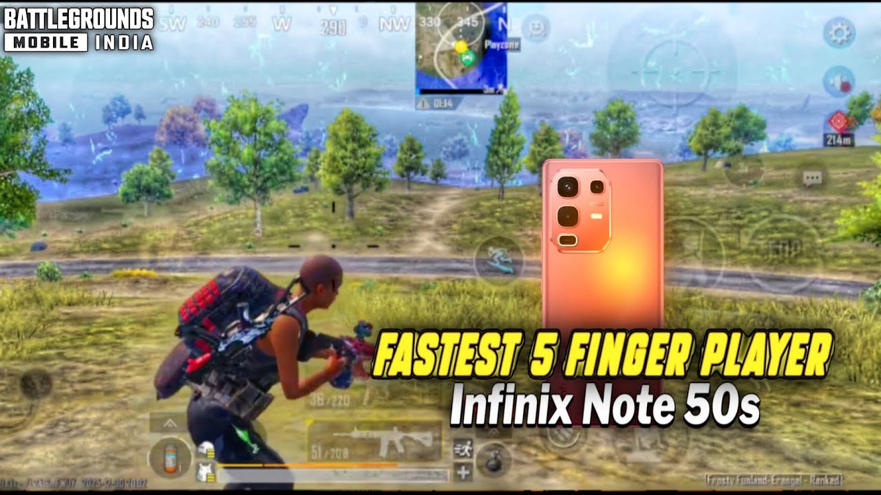 Fastest 5 Finger Player 🔱 ON         Infinix Note 50s🔥