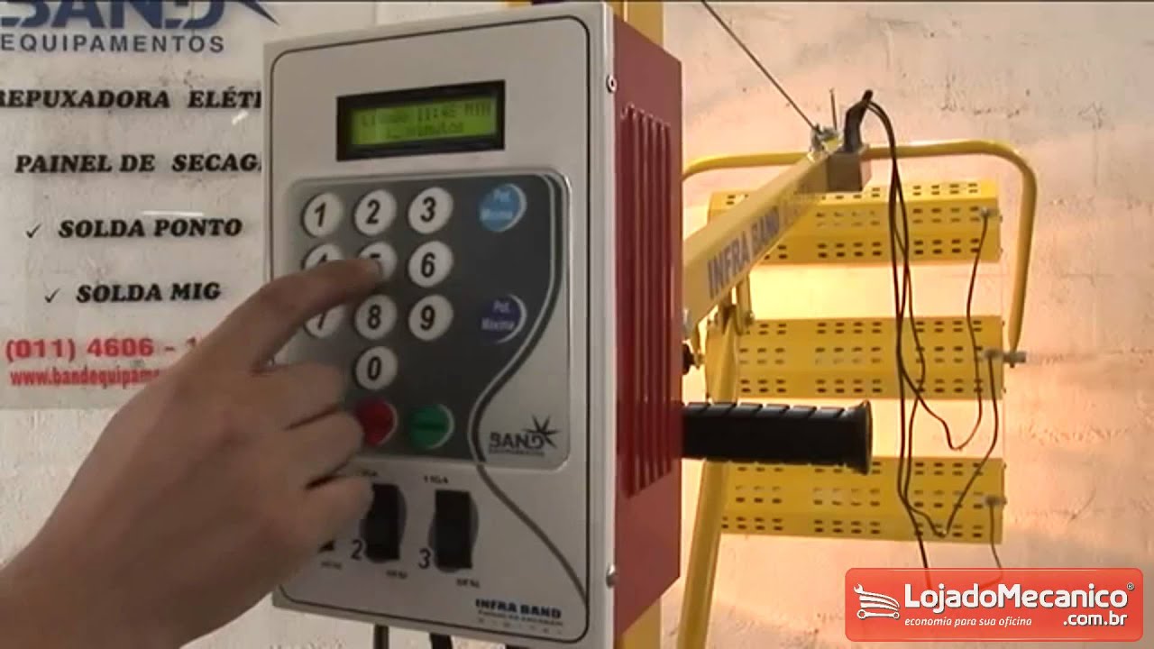 Como Utilizar os Painéis de Secagem Infra Band - Loja do Mecânico