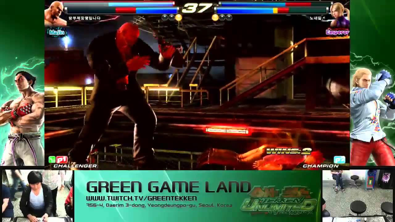 Tekken Tag 2 Unlimited Narak Hof (Jack/Marduk) vs Noname (Law/Nina)