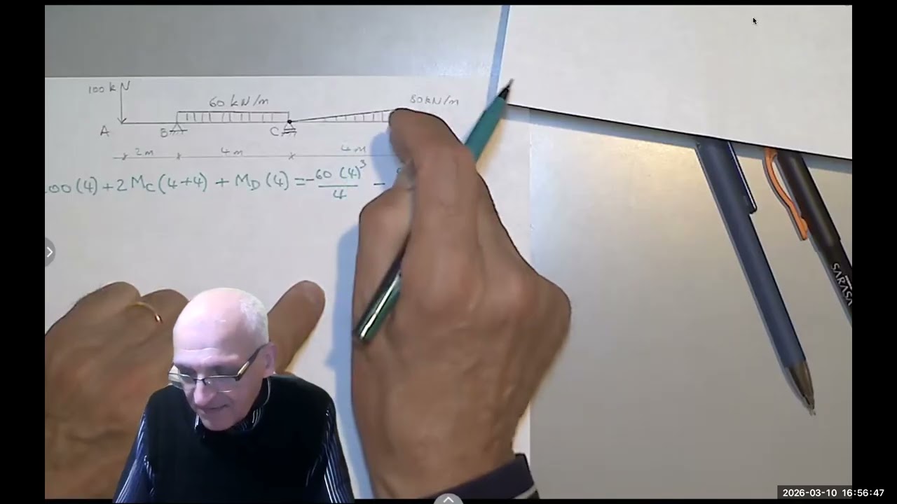 The Three Moment Equation Made Easy | Solving Statically Indeterminate Beams Step by Step