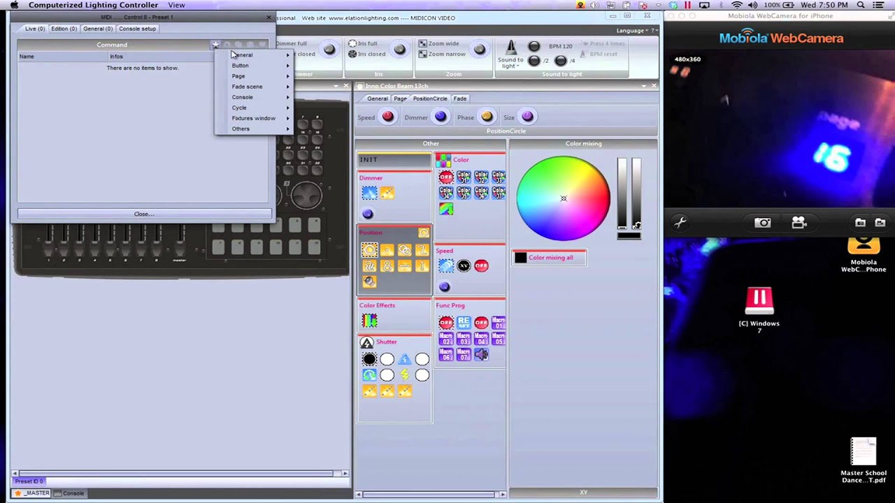 Return to editing CompuShow Video Manuals - MIDICON Setup