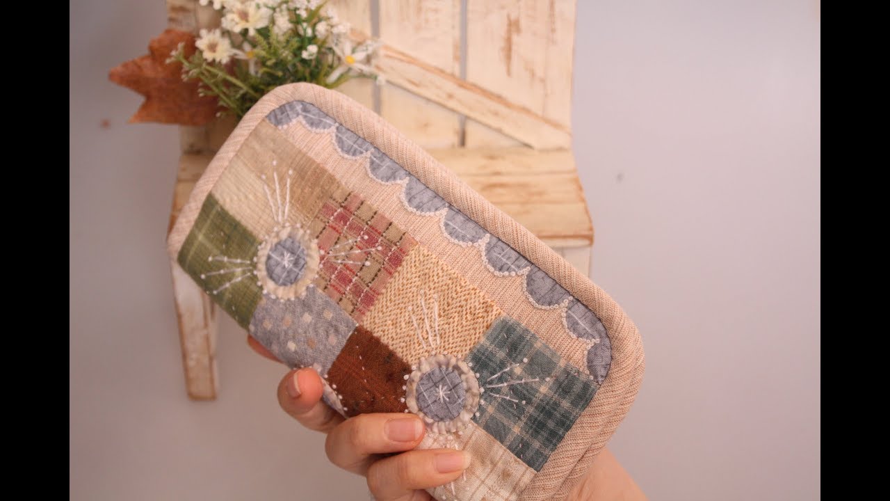(본바방) 본격 바느질 방송 --  봄내음 가득한 장지갑을 만들어봤어요. Making wallet