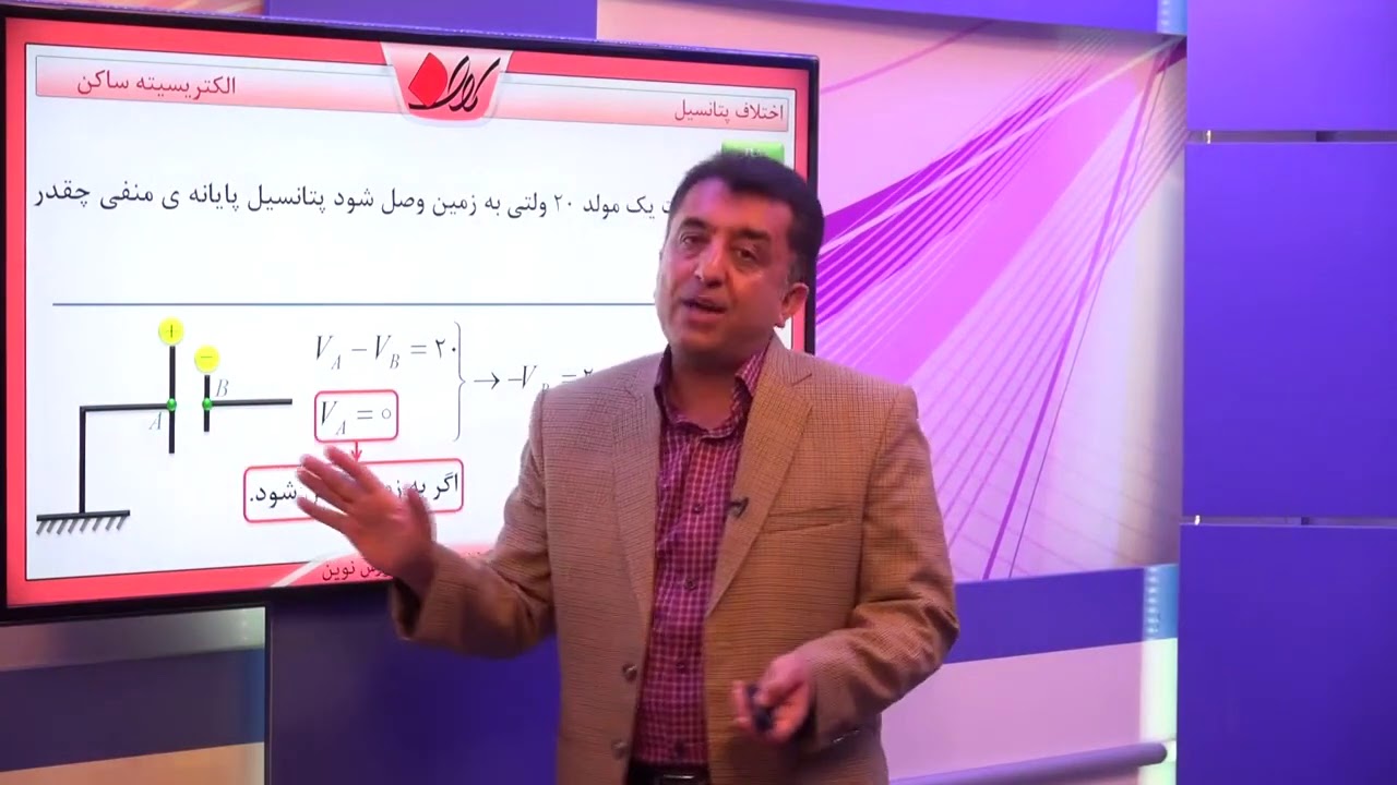 فیزیک یازدهم   فصل اول   انرژی پتانسیل الکتریکی    اختلاف پتانسیل   قسمت 2