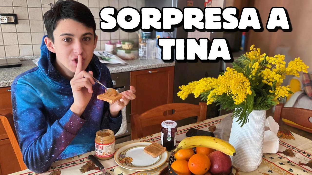 PIPPO PREPARA UNA SORPRESA A TINA PER L'8 MARZO ! / tina e pippo review