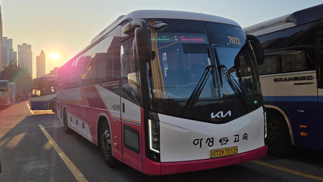 아성고속 Aseong Express 해운대~경주 시외버스 2023년식 기아 뉴그랜버드 슈퍼프리미엄 파크웨이 디젤 Diesel 우등형 전구간 주행영상