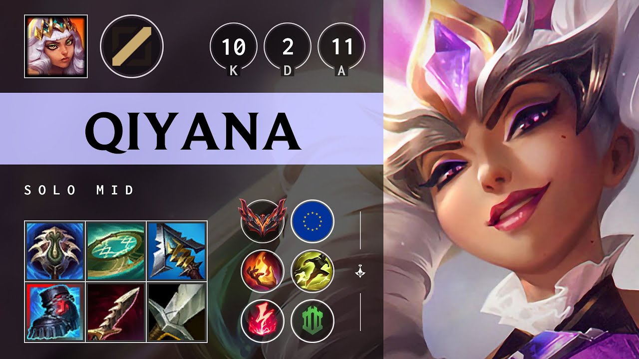 Qiyana Mid vs Zoe - EUW Grandmaster Patch 25.21