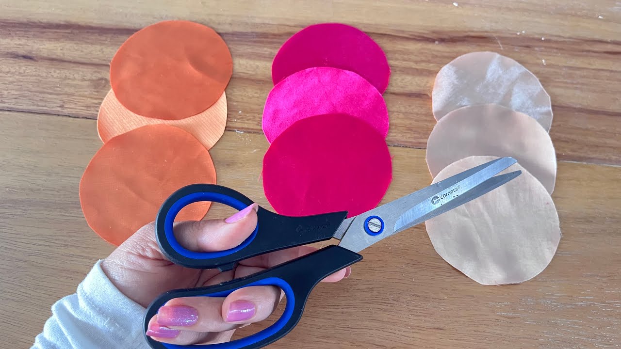Mira lo que hice con c&iacute;rculos de tela. 2 geniales ideas