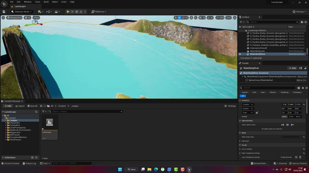 Unreal  Engine Lanscape - Parte 3