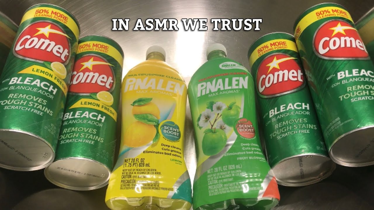 ASMR 🍏 Green Apple & 🍋 Lemon Pinalen, Original + Lemon Comet Paste #GrupoAlenCollab Day 4