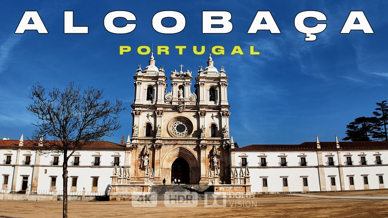 Alcobaça, Portugal 🇵🇹: Alcobaça Monastery 🏰, - the Most Tragic Love Story Pedro & Inês (4K)