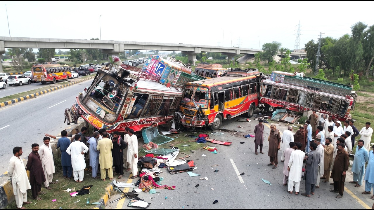 This Bus Was COMPLETELY DESTROYED in a Crash &mdash; Pakistani Mechanics Did the IMPOSSIBLE!