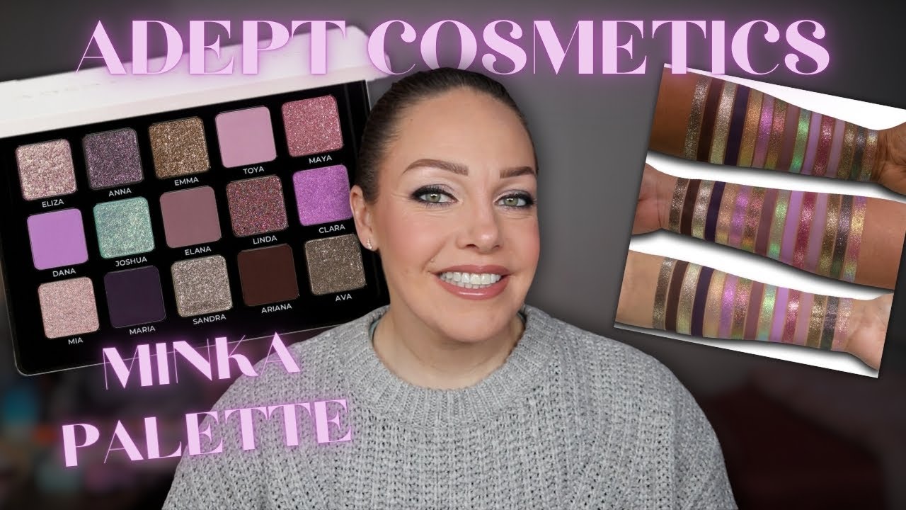 Adept Cosmetics Minka Palette Review | Swatches & Wear Test