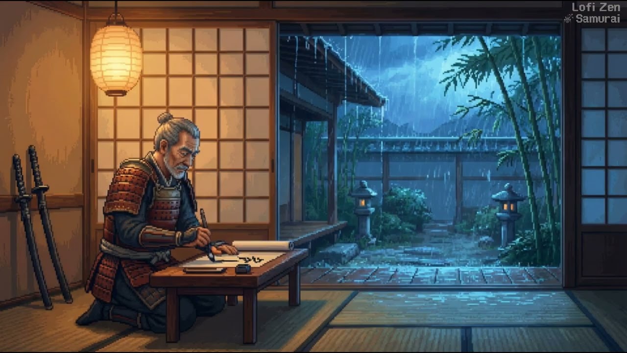 Where thunder rolls and minds grow still 🏯 Japanese Lofi Beats 🎧 Study · Relax · Focus · Sleep