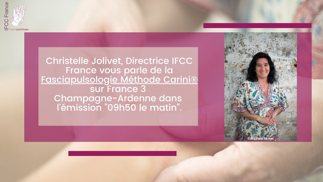 Christelle Jolivet, directrice IFCC France sur France 3 !