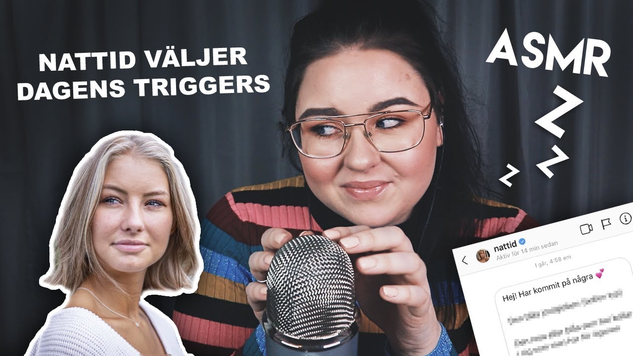 ASMR - Nattid Väljer Dagens Triggers 🥰💤