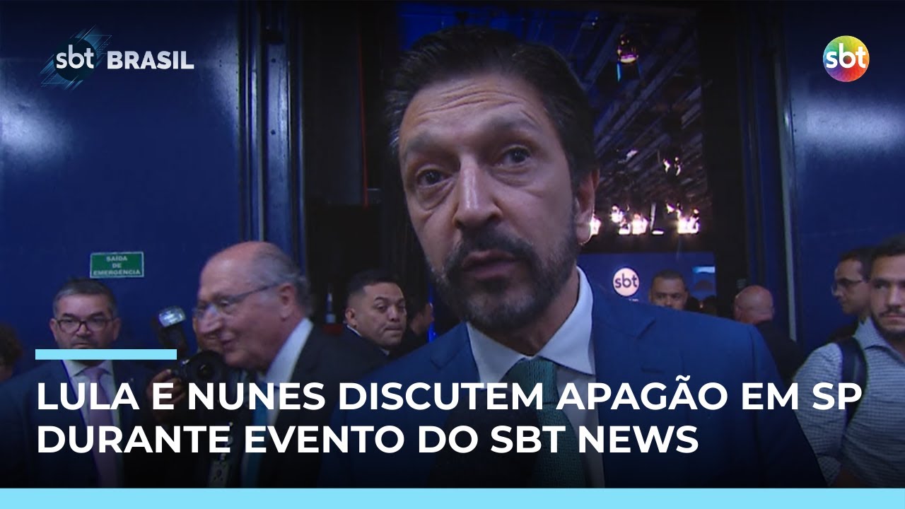 Prefeito de SP, Ricardo Nunes, conversa com Lula sobre falta de luz na cidade | #SBTBrasil