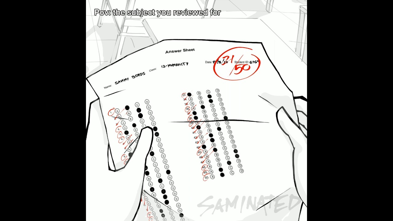 pov: the subject you reviewed vs the subject you sacrificed in the exam