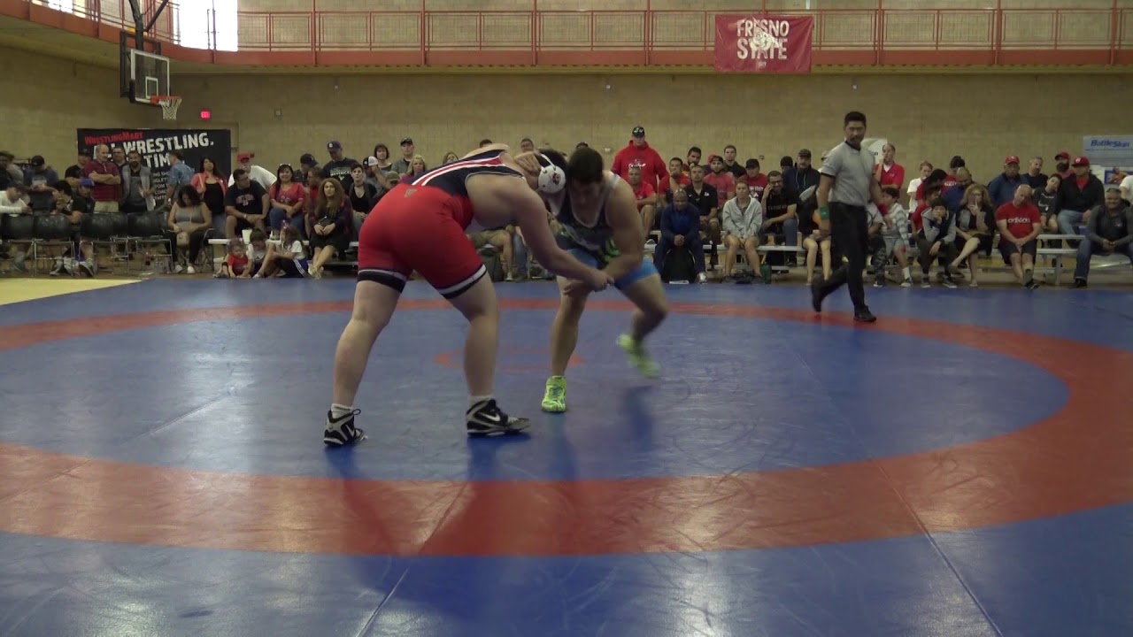 FSU Wrestleoff HWT AJ Nevil vs Ryan Flores
