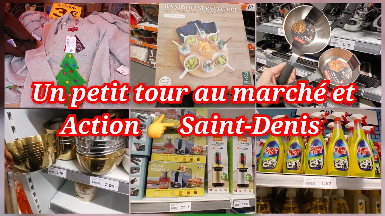 Marché et action ❤️ de Saint-Denis ❤️ 20 décembre 2025