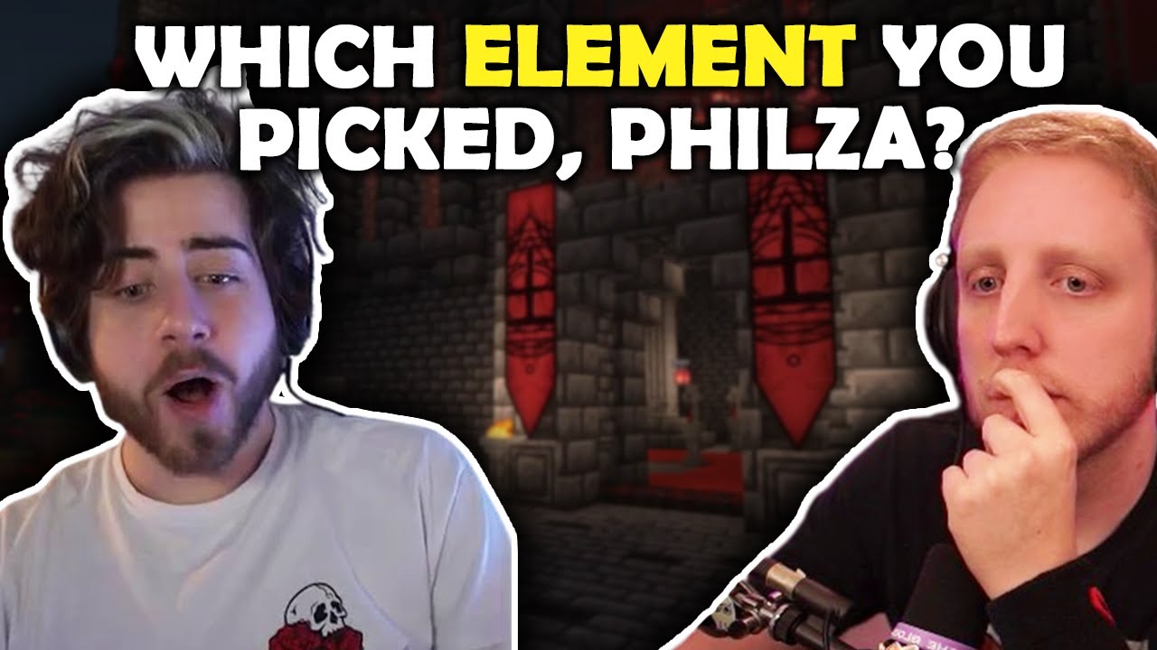 Exploring the Elements with Philza: An Adventure in Cellbit's Castle on QSMP