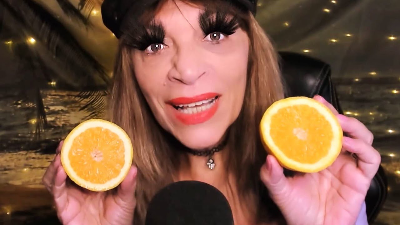 TE MAQUILLO CON FRUTAS RAPIDO Y AGRESIVO🥱ASMR😴MAKEUP