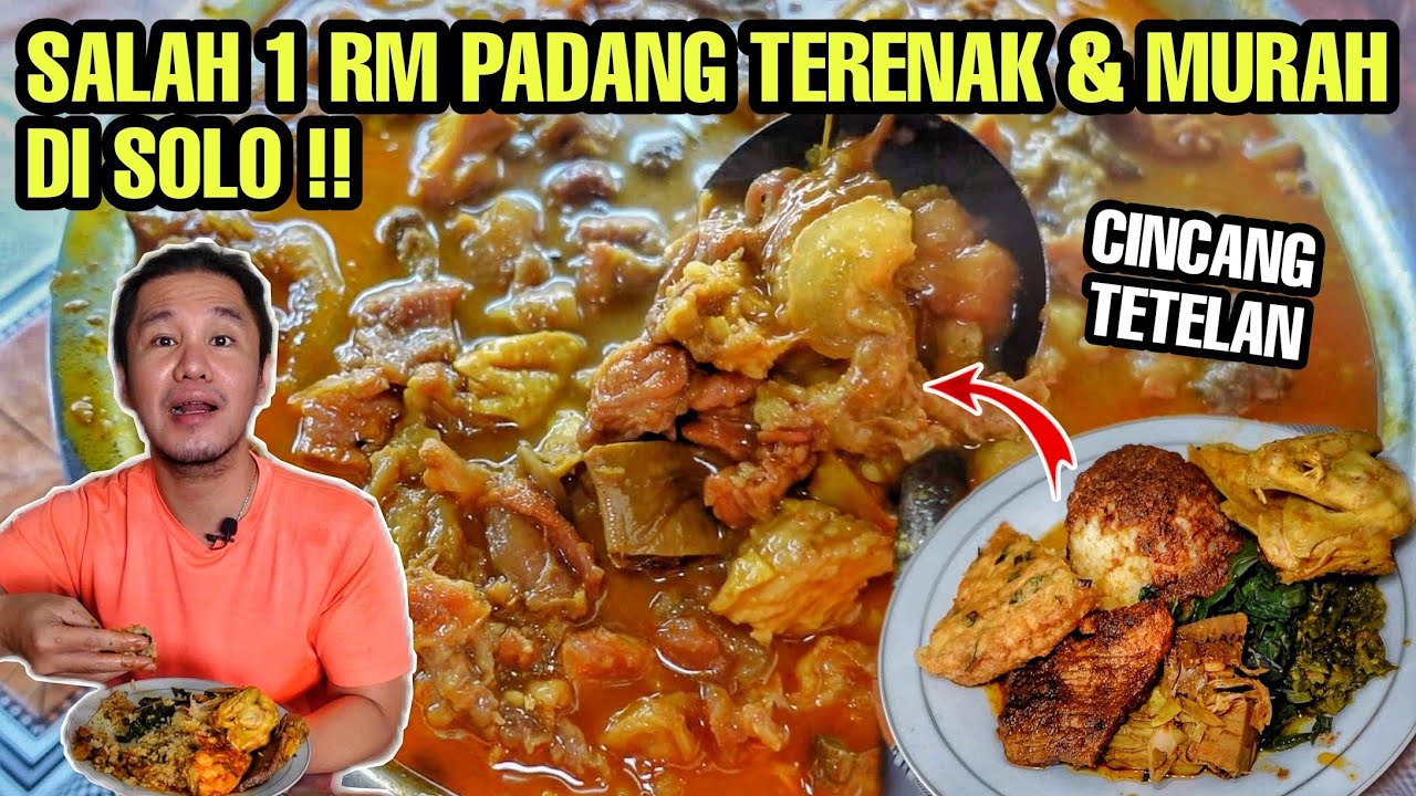 NASI PADANG DI SOLO MURAH & ENAK !! OWNERNYA ASLI PADANG PARIAMAN !! | UDA MADI | KULINER SOLO