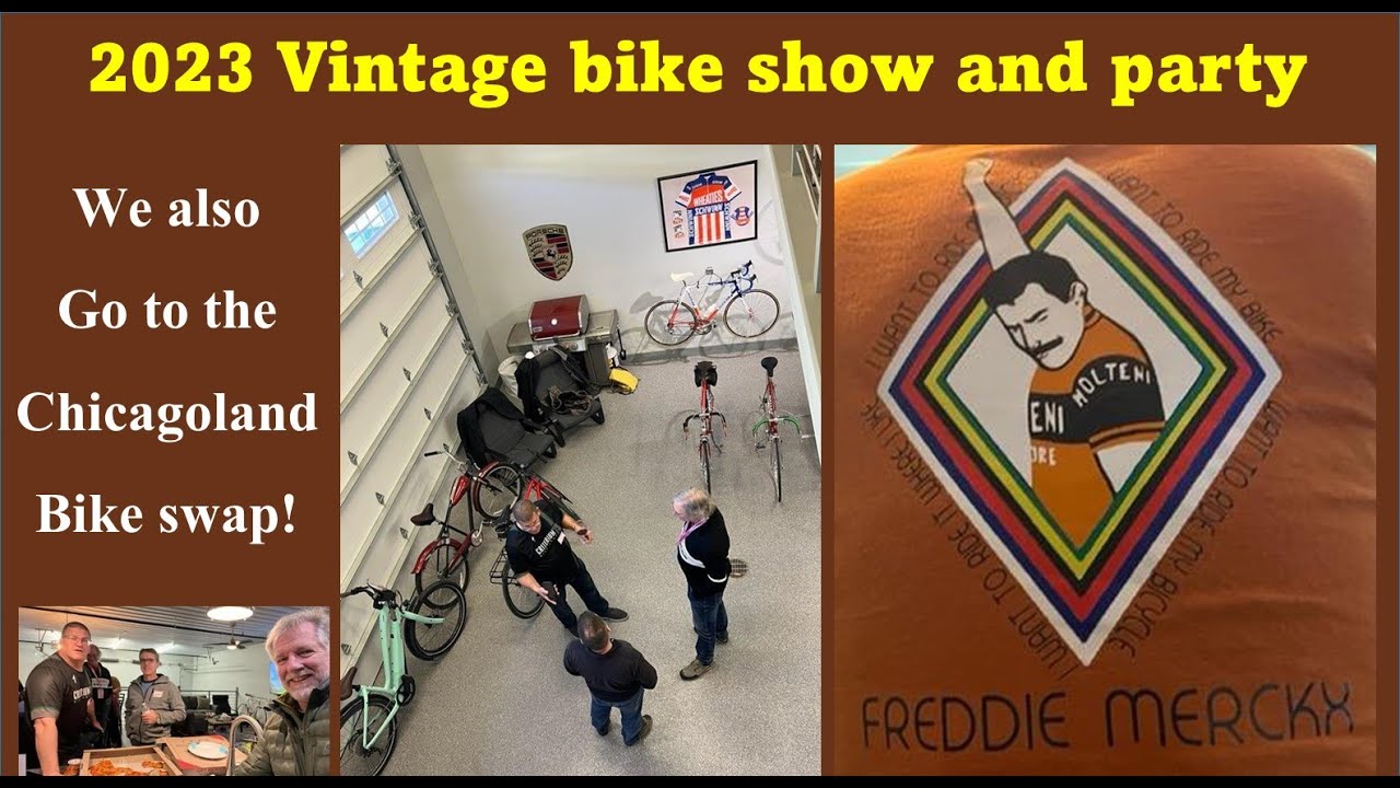 2023 Vintage bike show and party and Chicagoland Bike swap!