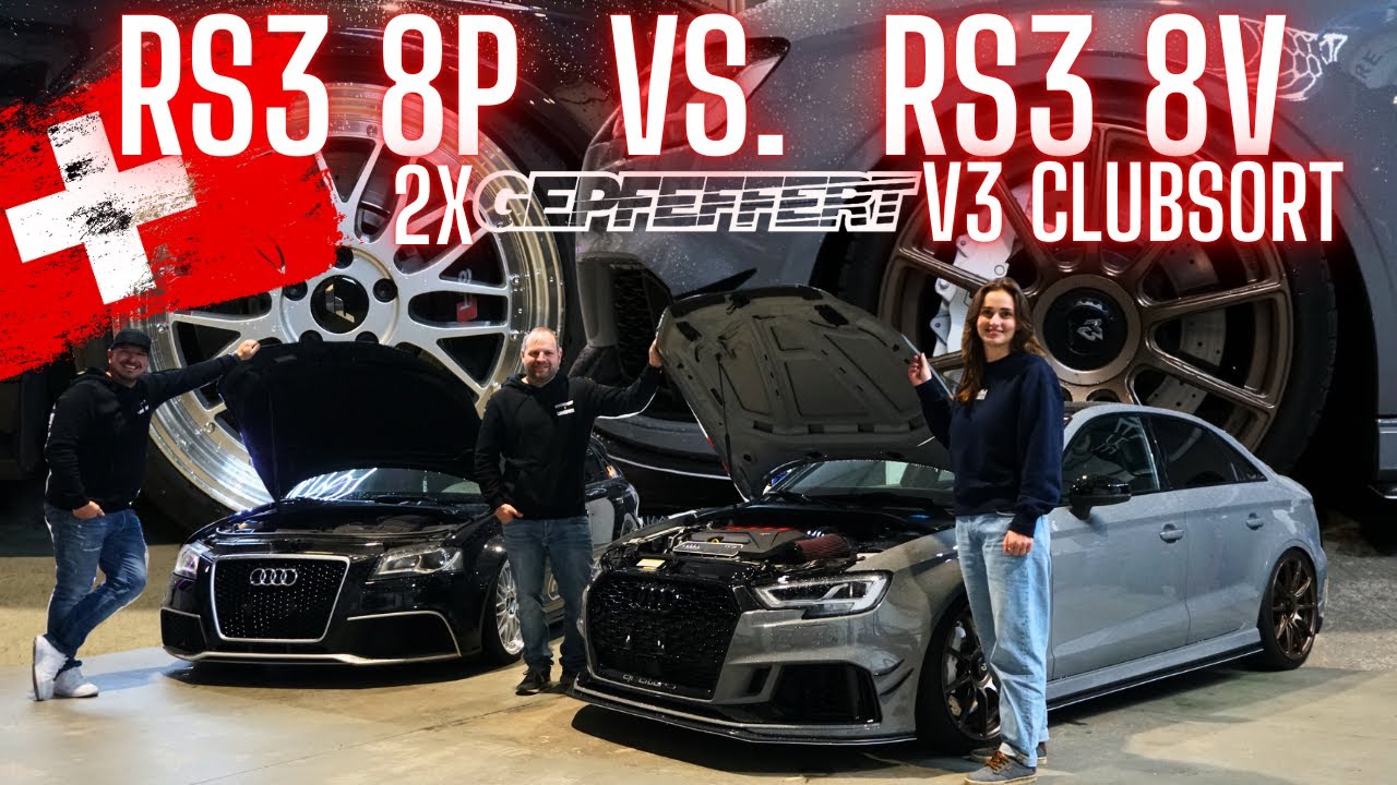 RS3 8P vs. RS3 8V / 2x GEPFEFFERT V3 Clubsport / GEPFEFFERT SCHWEIZ