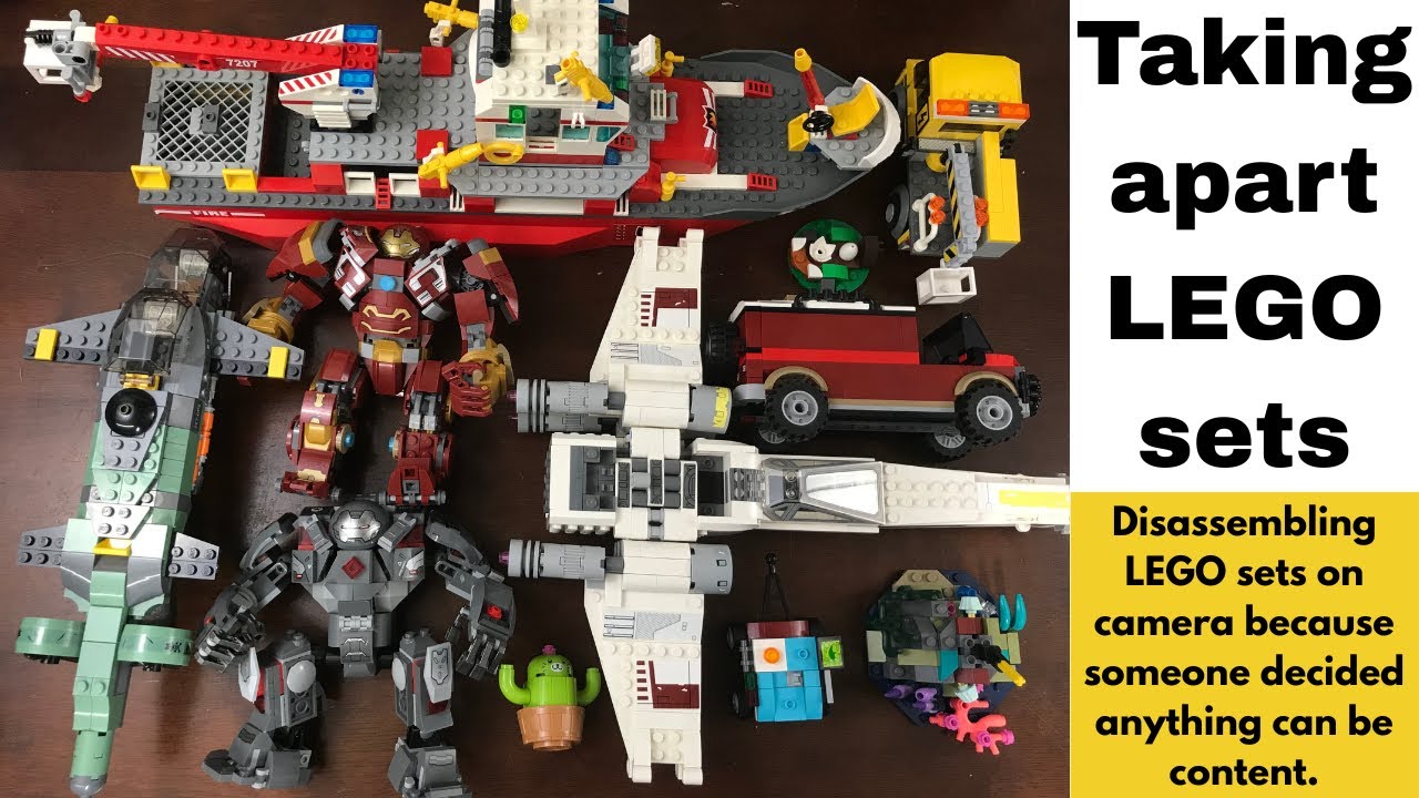 Taking apart LEGO sets