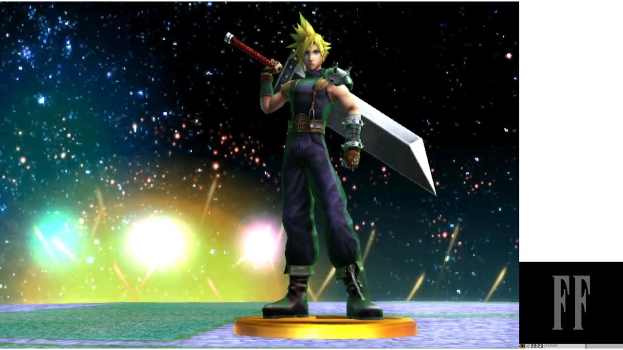 [TAS] Super Smash Bros. For Nintendo 3DS: Classic Mode - Cloud (Intensity 9.0, No Damage)