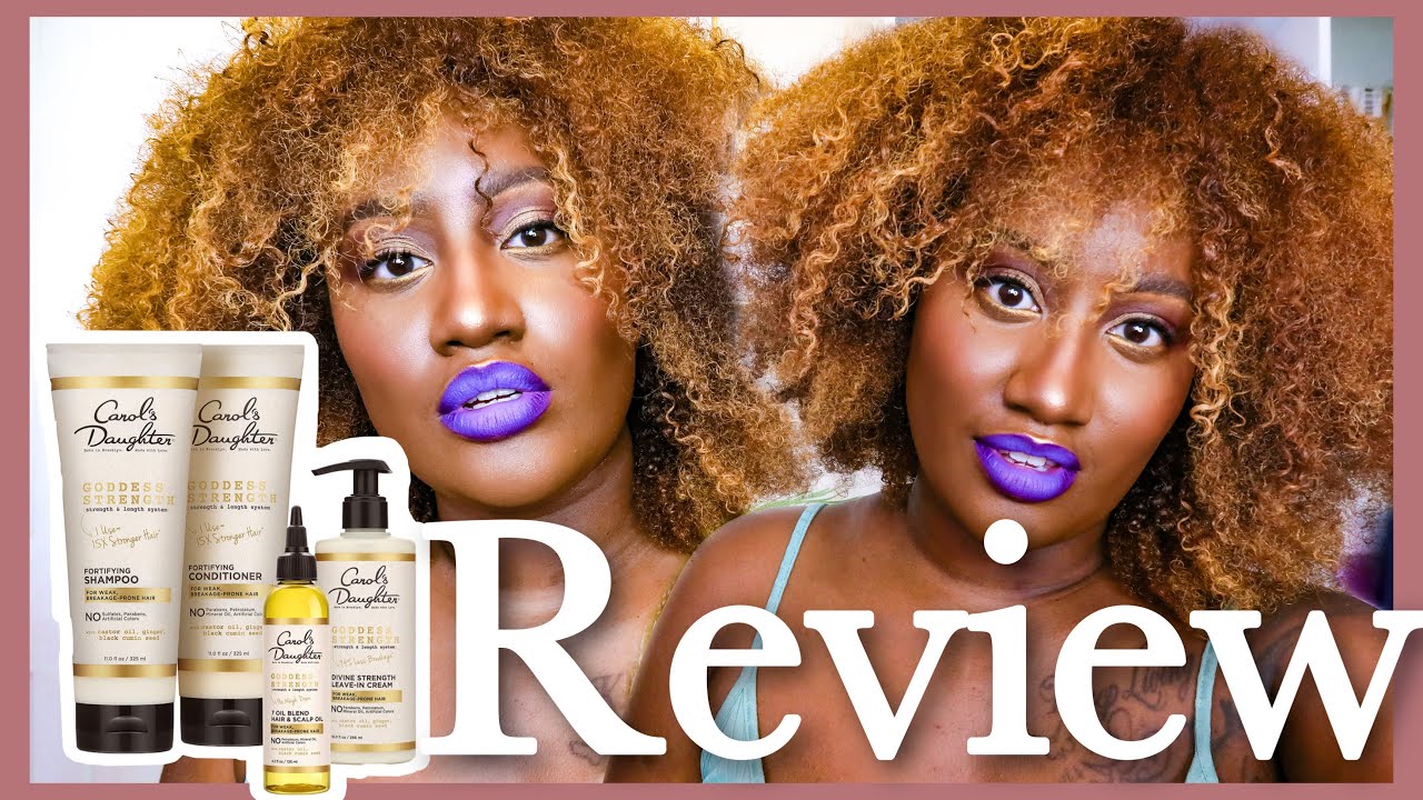 carols daughter goddess strength on 4b hair | Review | *not sponsored* VLOGUST 2021