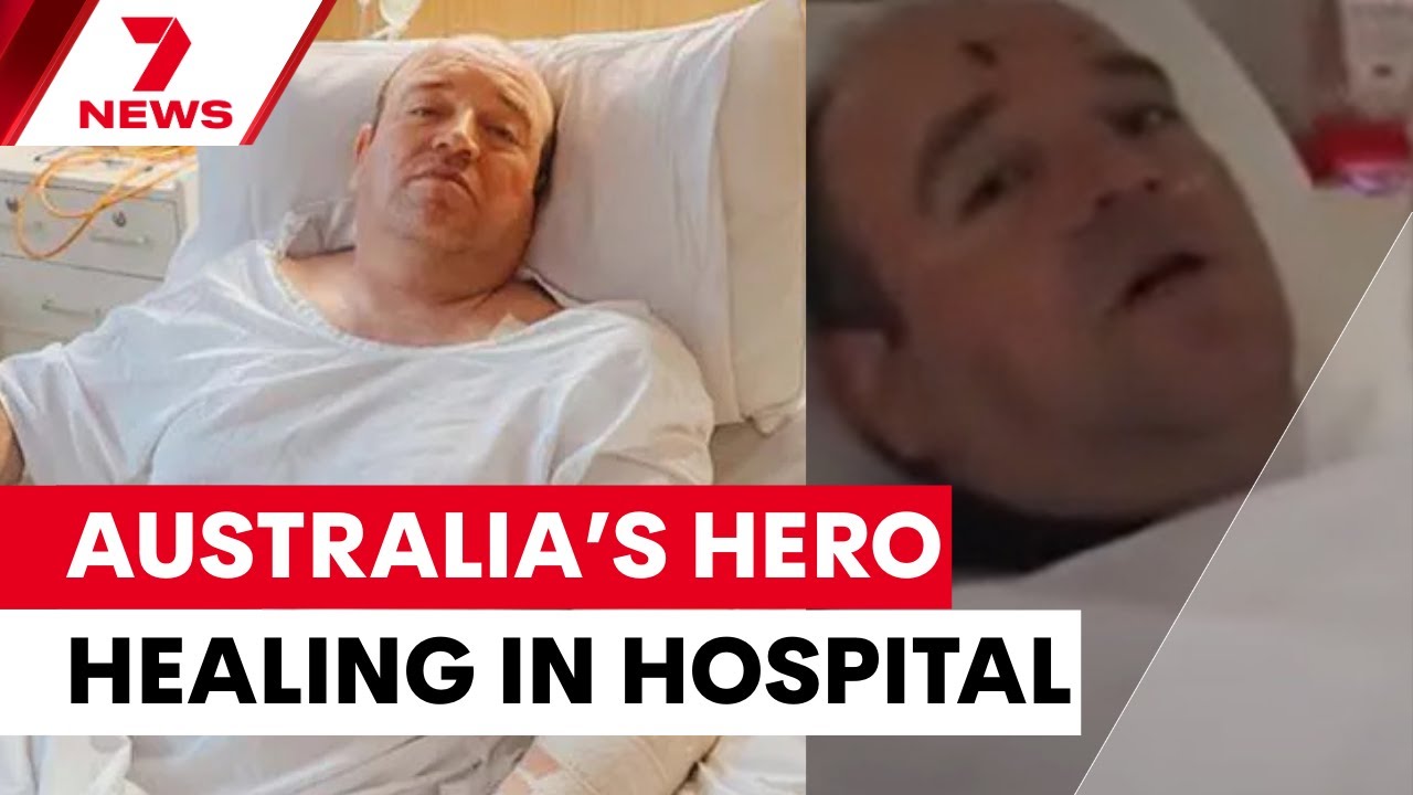 Bondi Hero Ahmed al Ahmed receives visit from Anthony Albanese | 7NEWS