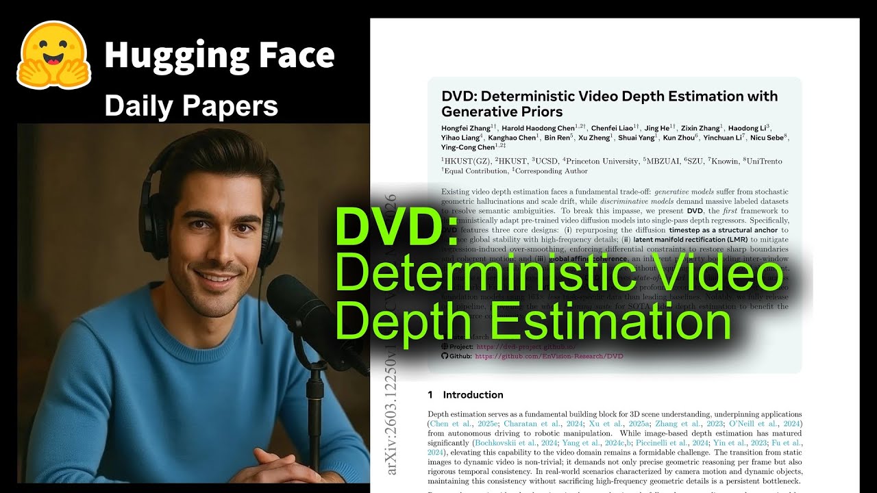 DVD: Deterministic Video Depth Estimation