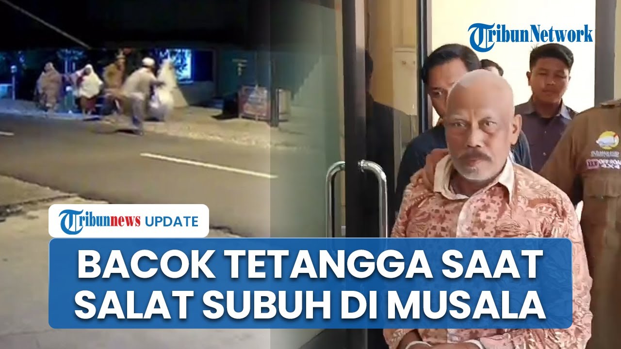 Dendam Sengketa Tanah, Tetangga Bacok 3 Jemaah saat Salat Subuh di Bojonegoro, Bawa Parang di Musala