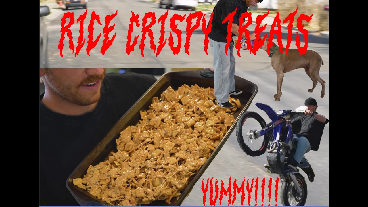 Cinnamon Rice Crispy Treats with Reed