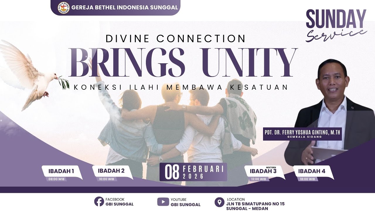 Ibadah Raya II || Pdt. Dr. Ferry Yoshua Ginting, M.Th || Minggu, 08 Februari 2026 || Pkl. 10.00 WIB