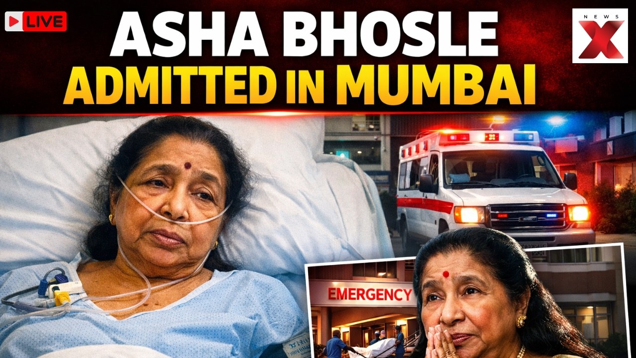 Asha Bhosle hospitalized LIVE | Breach Candy Hospital LIVE visuals as Asha Bhosle admitted