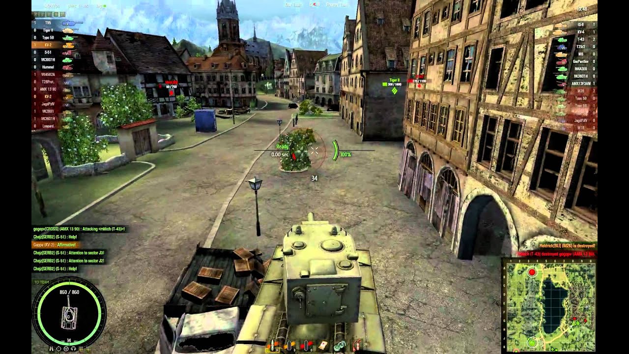 WoT 0.7.4 - KV-2 - Lakeville - 2012-07-06